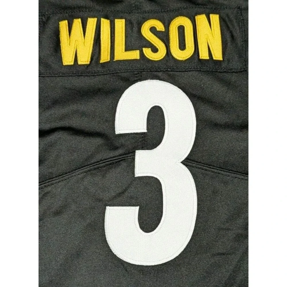 Nike On Field Russell Wilson #3 Pittsburgh Steelers NFL Jersey Youth Sz S